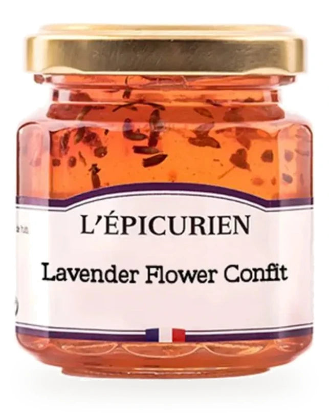 Actual Lavender Flower Confit jar by L’Épicurien