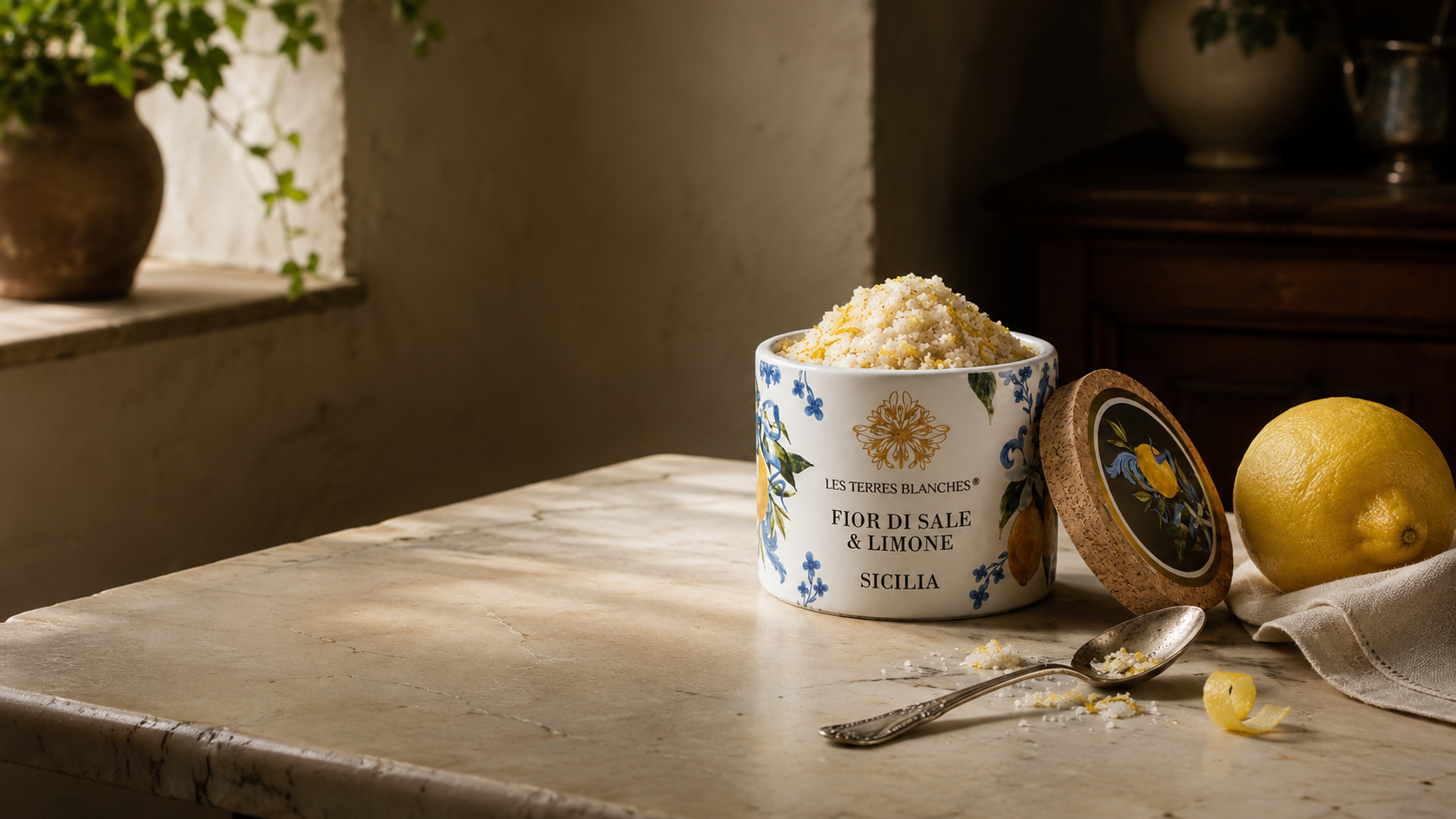 WHY WE CHOSE IT · Nº 12 — Les Terres Blanches Sicilian Lemon Fior di Sale