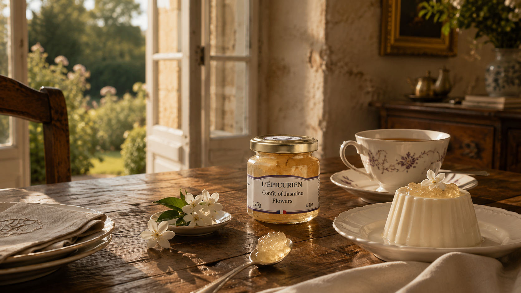 WHY WE CHOSE IT · Nº 11 — L’Épicurien Jasmine Flower Confit