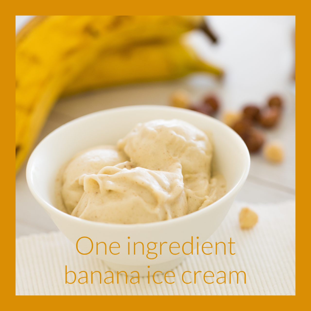 One Ingredient Banana Ice Cream  www.lellopetrelo.com