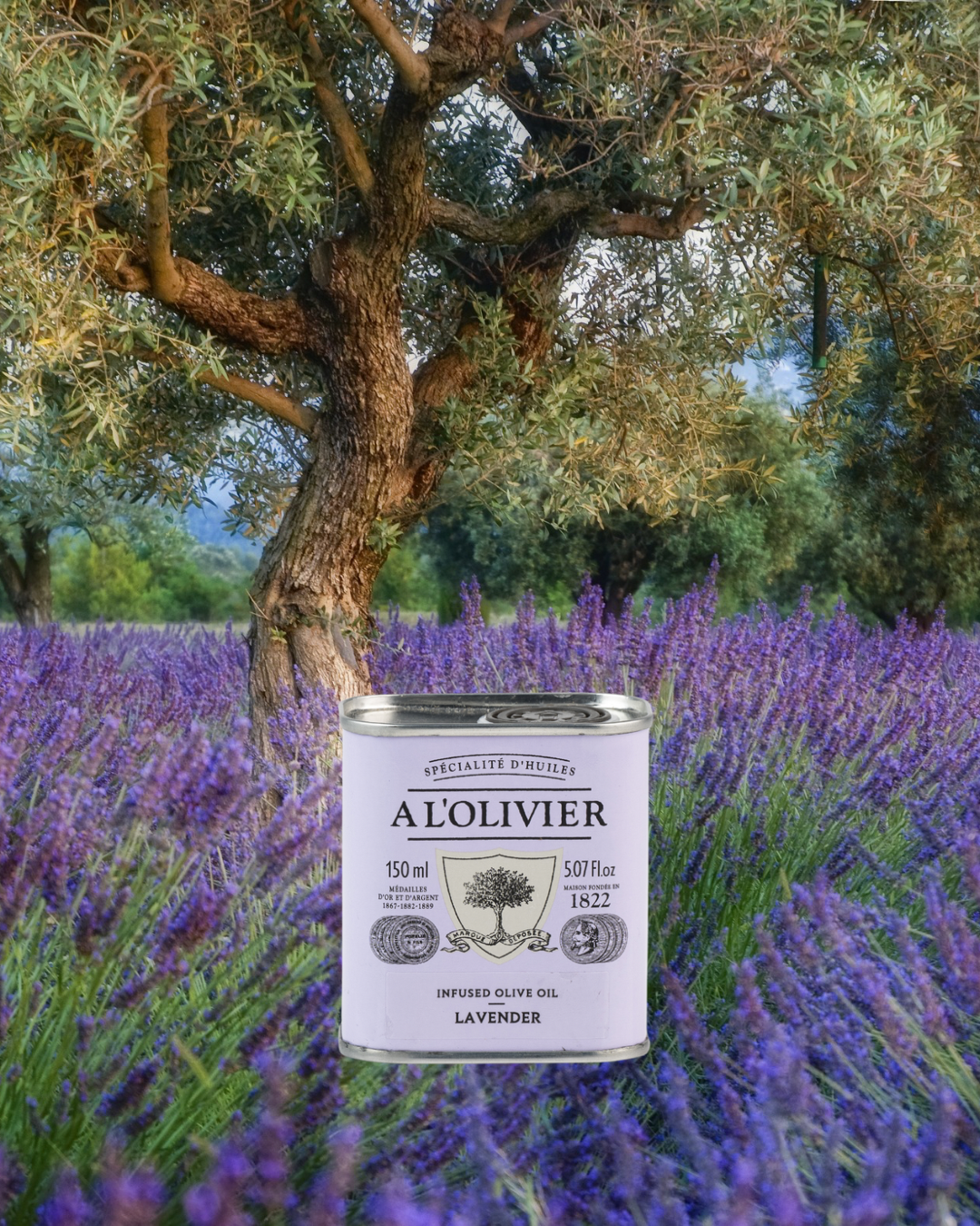 The lavender infused olive oil .