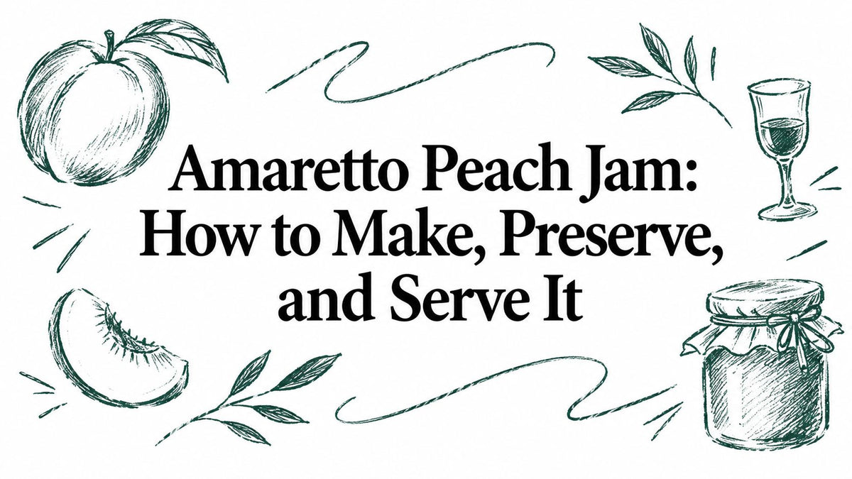 Amaretto Peach Jam: How to Make, Preserve, and Serve It