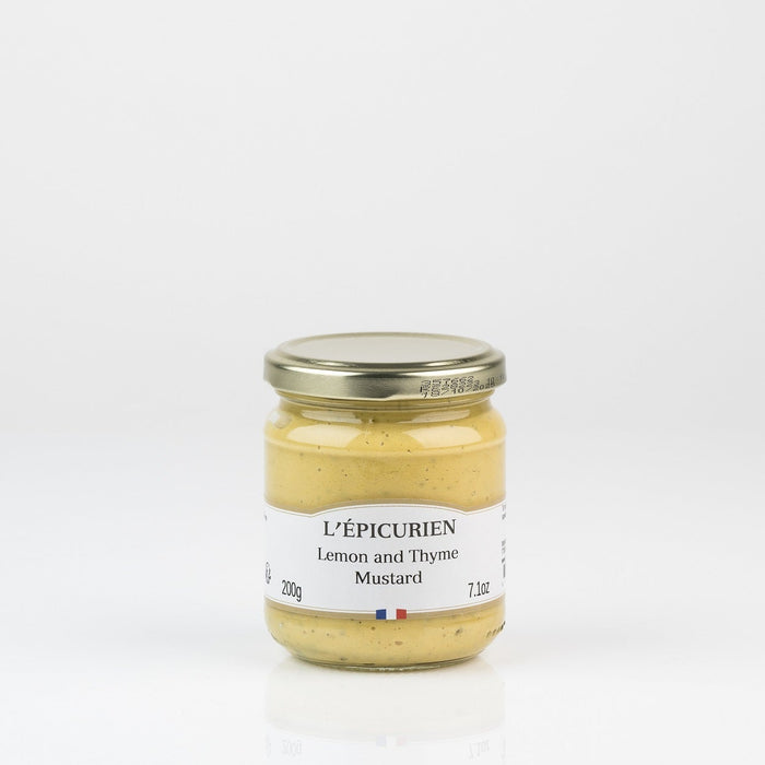 L’Épicurien Mustard with Lemon Zest and Thyme