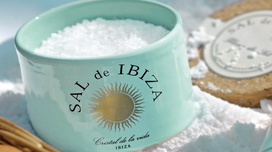 Sal de Ibiza Fleur de Sel in Ceramic Jar