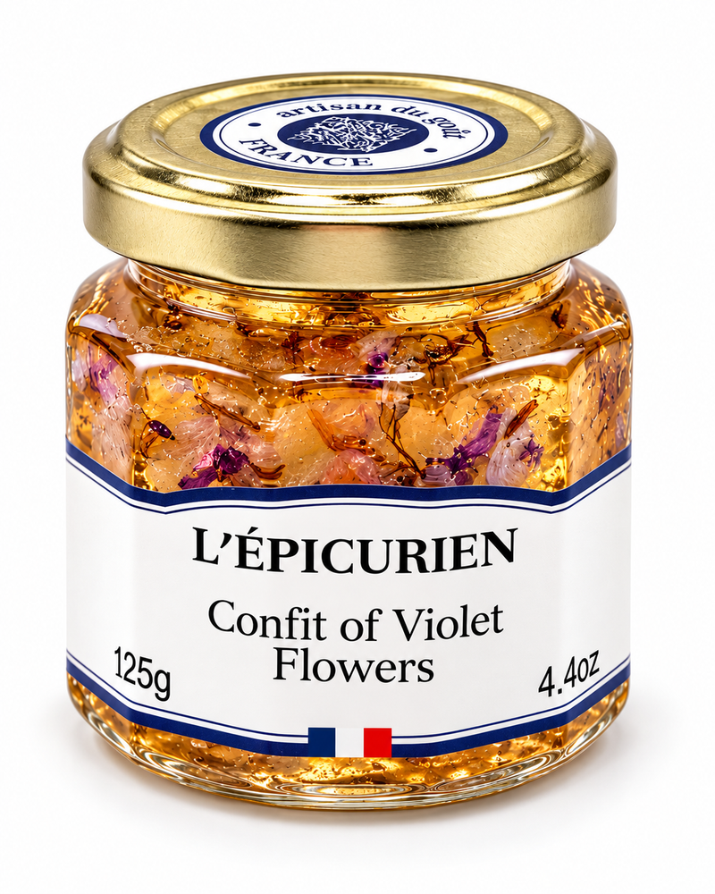 L’Épicurien Violet Flower Confit