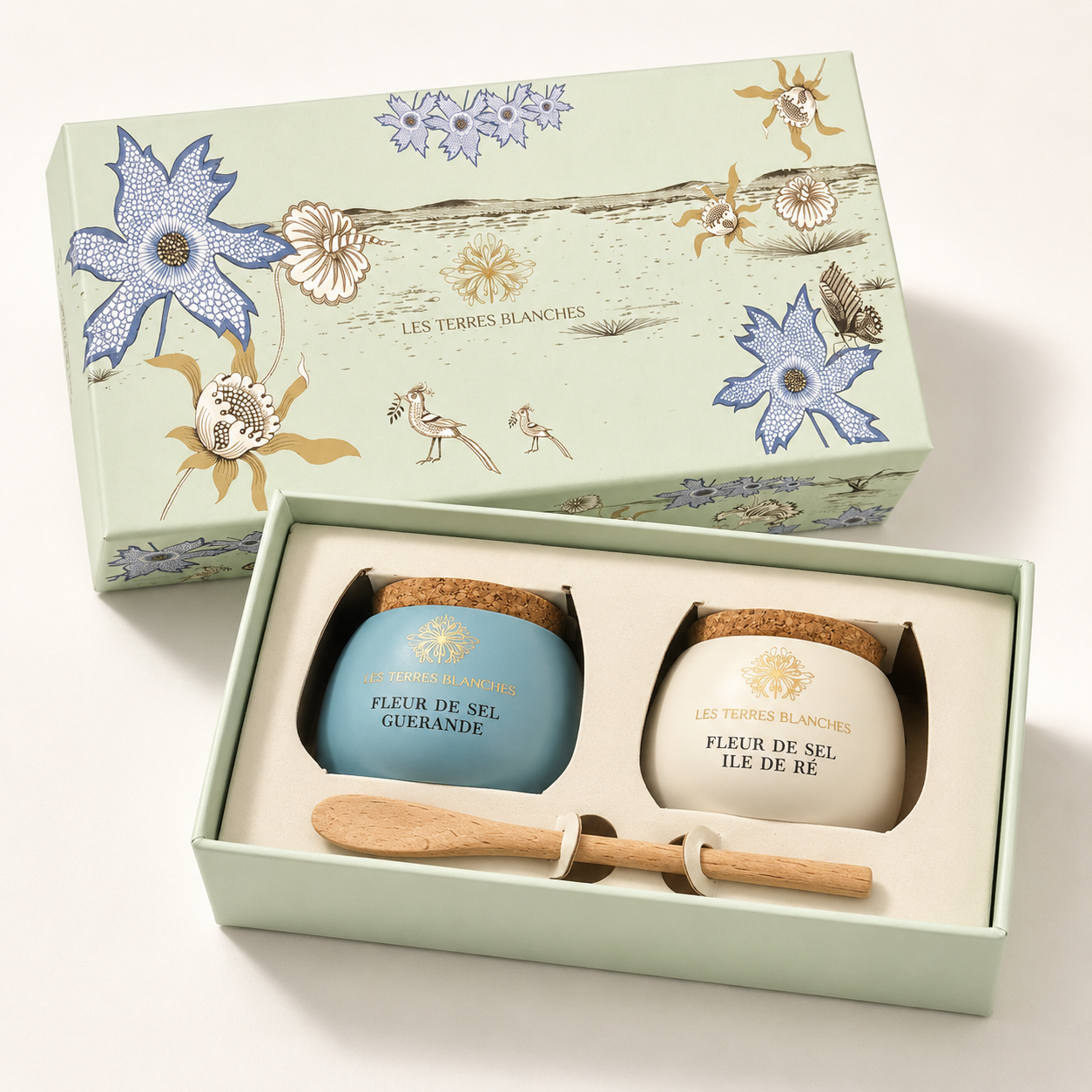 Les Terres Blanches Fleur de Sel Duo Gift Set
