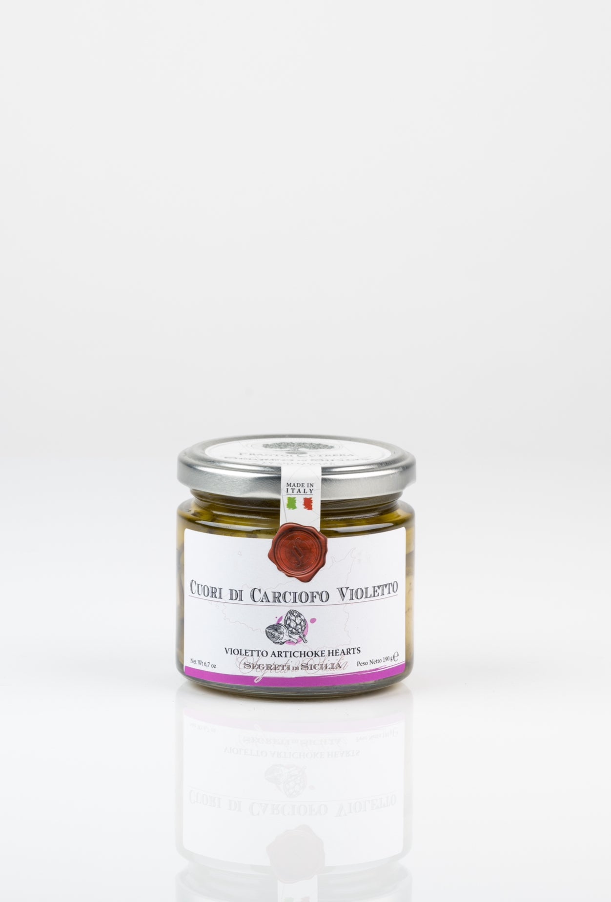 Frantoi Cutrera Artichoke Hearts in Extra Virgin Olive Oil - Lello.Store