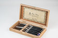 Laguiole Black Knives in Presentation Box (Set of 6)