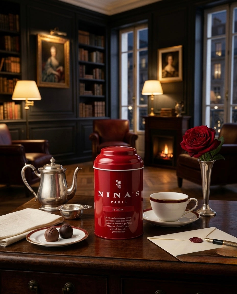 Nina's Paris Je T'aime Loose Leaf Tea Gift Tin
