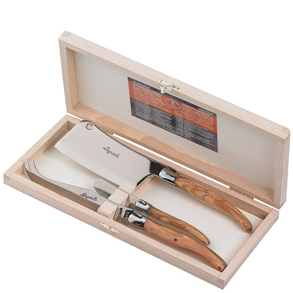 Three-Piece Laguiole Cheese Set