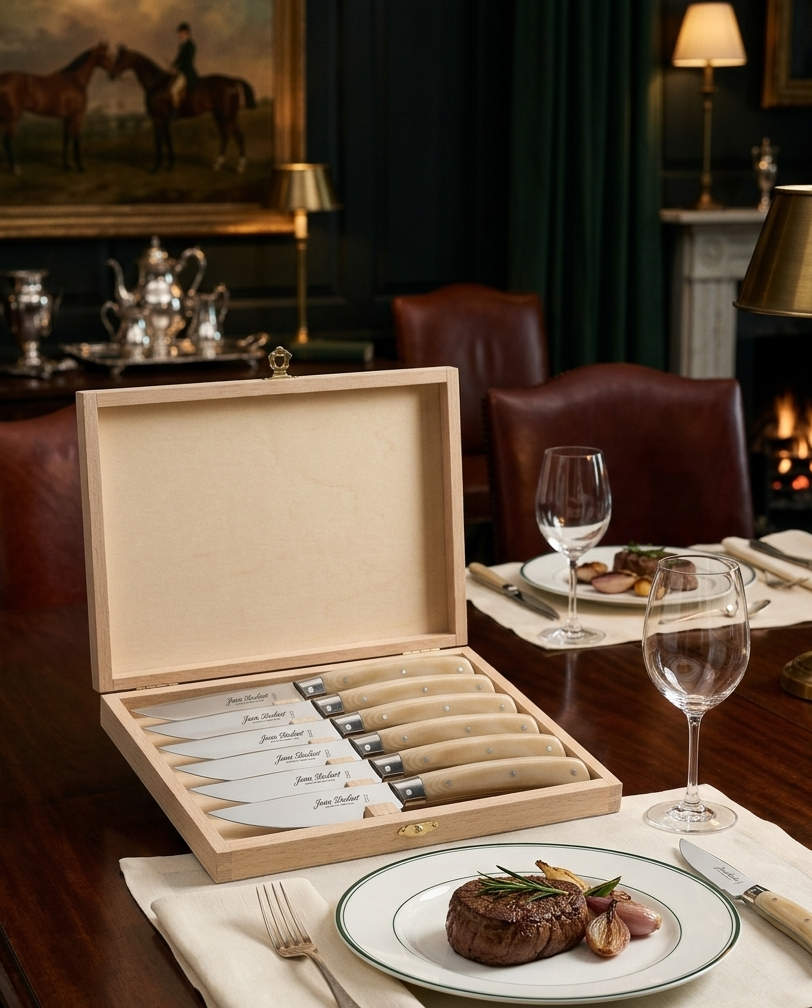 Jean Dubost Laguiole Steak Knives — Set of Six