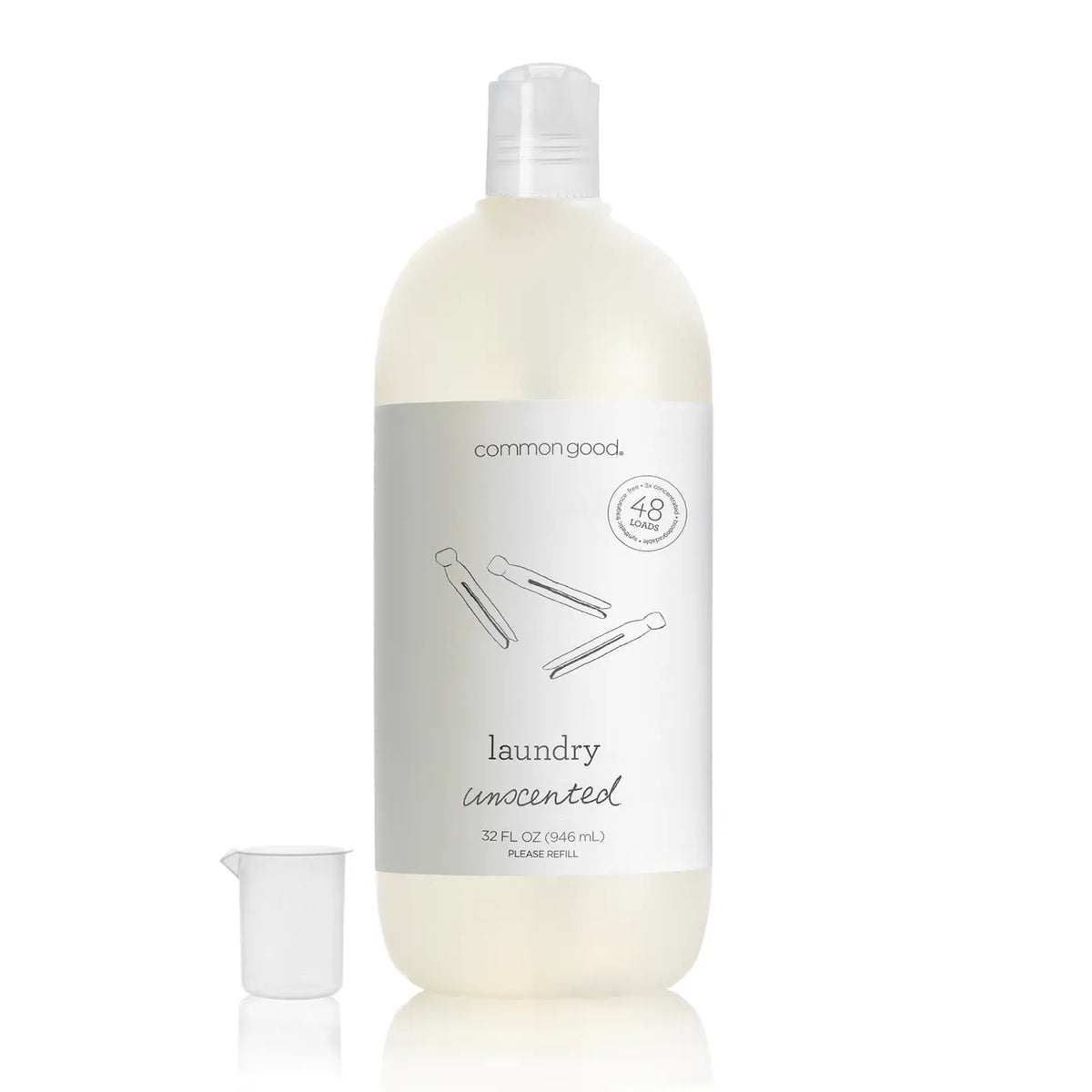 Common Good Unscented Laundry Detergent – detail view 3
