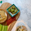 Italian cheese biscuits on a charcuterie board