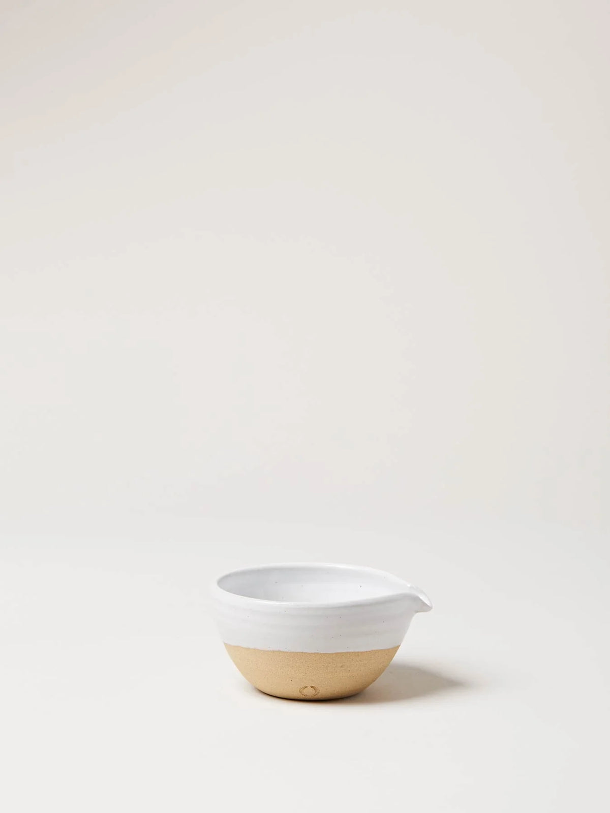 Small Pantry Bowl in white glazed stoneware