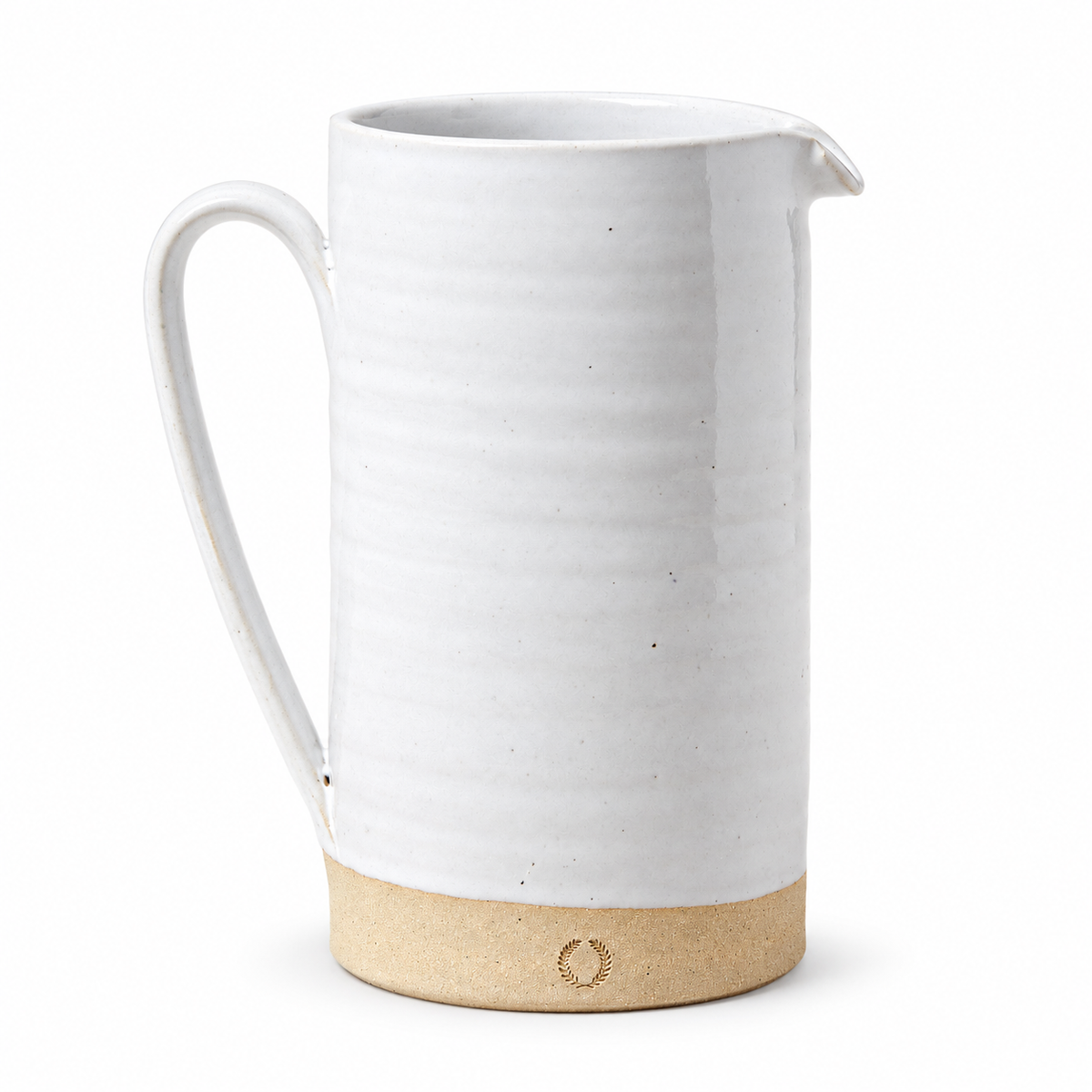 Farmhouse Pottery Silo Pitcher, Large 55 oz, on a white background