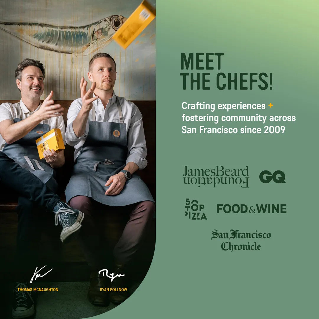 Flour + Water chefs Thomas McNaughton and Ryan Pollnow