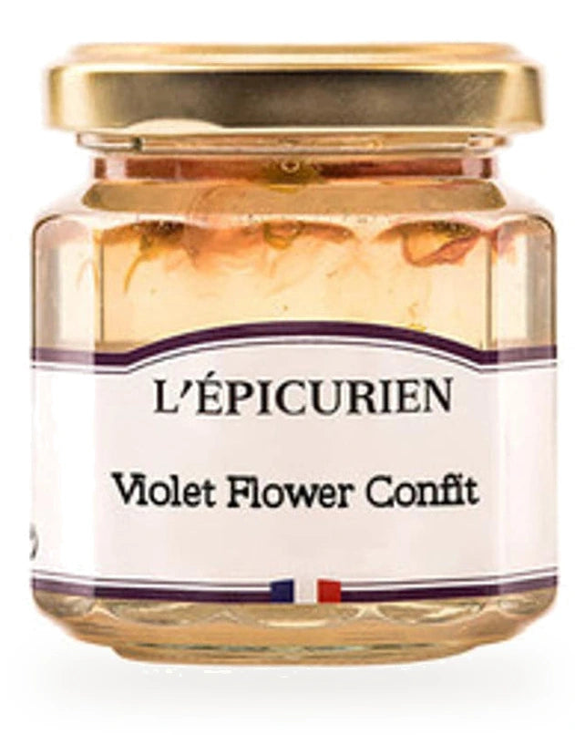 Actual Violet Flower Confit jar by L’Épicurien