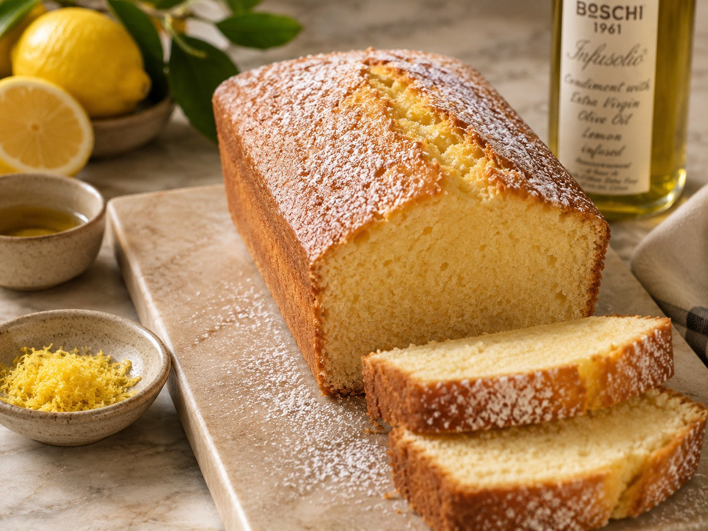 French Yogurt Cake with Lemon Olive Oil