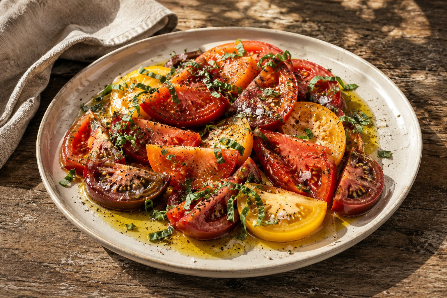 Tomatoes with Heritage Olive Oil