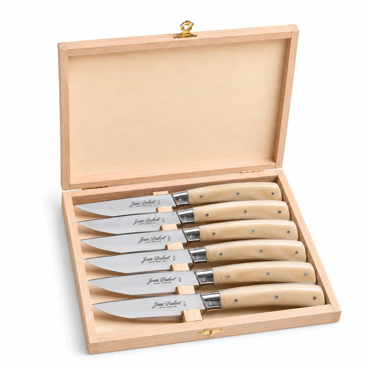 Jean Dubost Laguiole Steak Knives — Set of Six